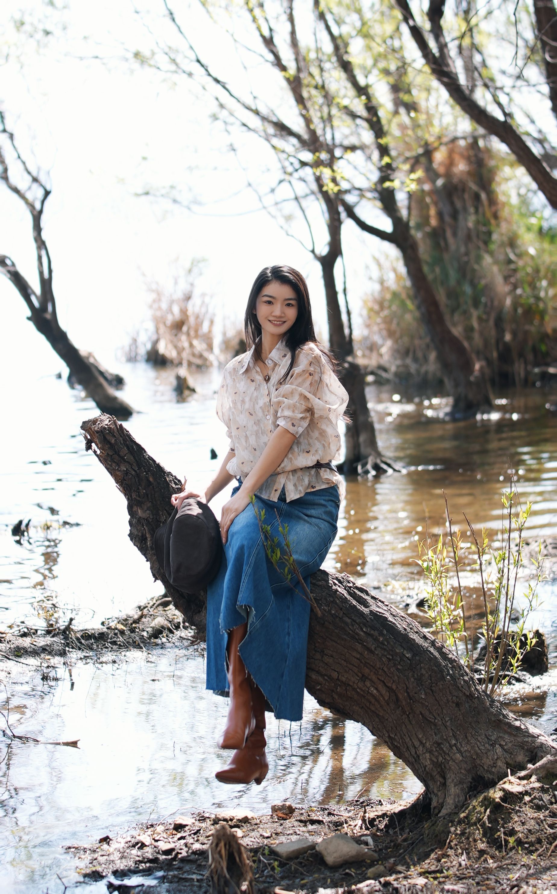 CHUN·「多莉丝碎花衬衫」时尚休闲百搭宽松简约减龄设计感慵懒日常