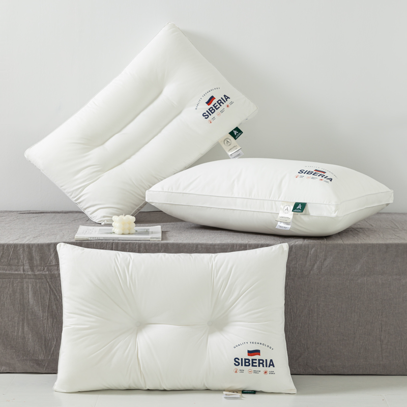 A类母婴级枕芯家用护颈椎助睡眠学生宿舍单人酒店枕一对装成人