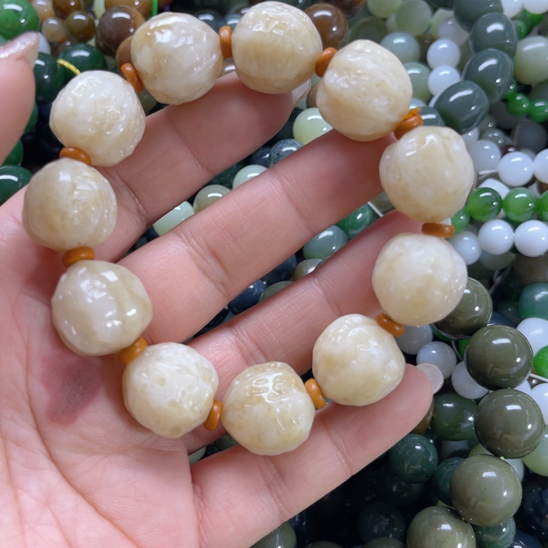 和田玉手链未镶嵌