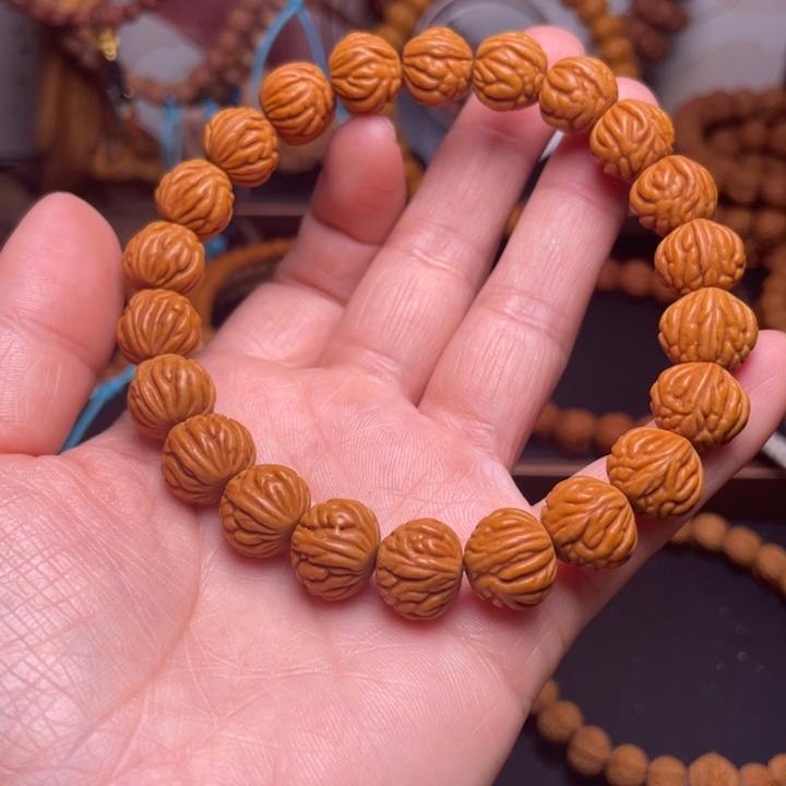 桃核吊坠龙文桃核