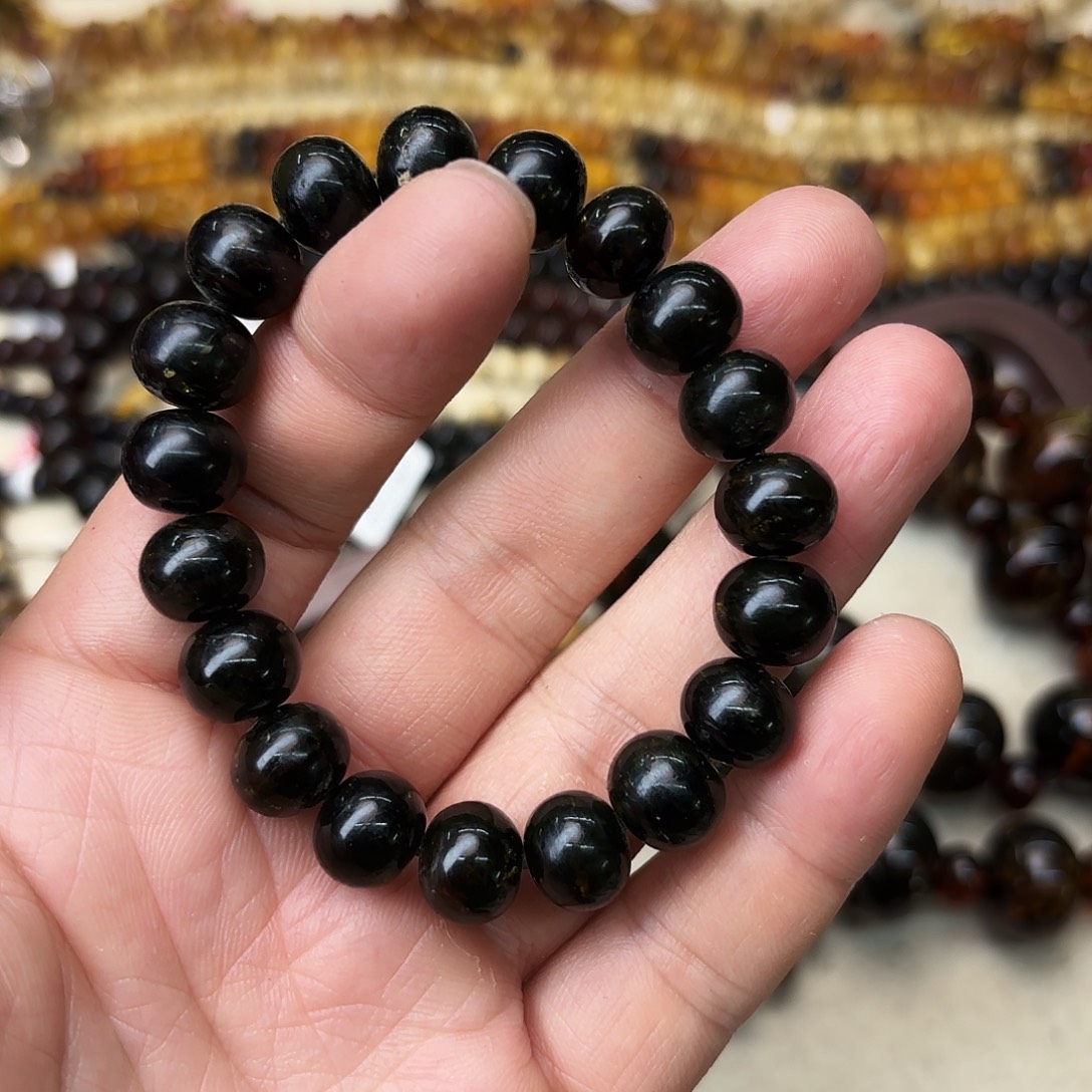 乐***心琥珀未镶嵌裸石十