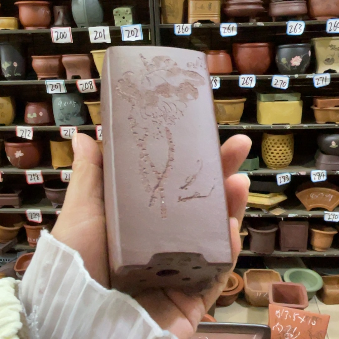 花盆紫砂紫砂花盆在