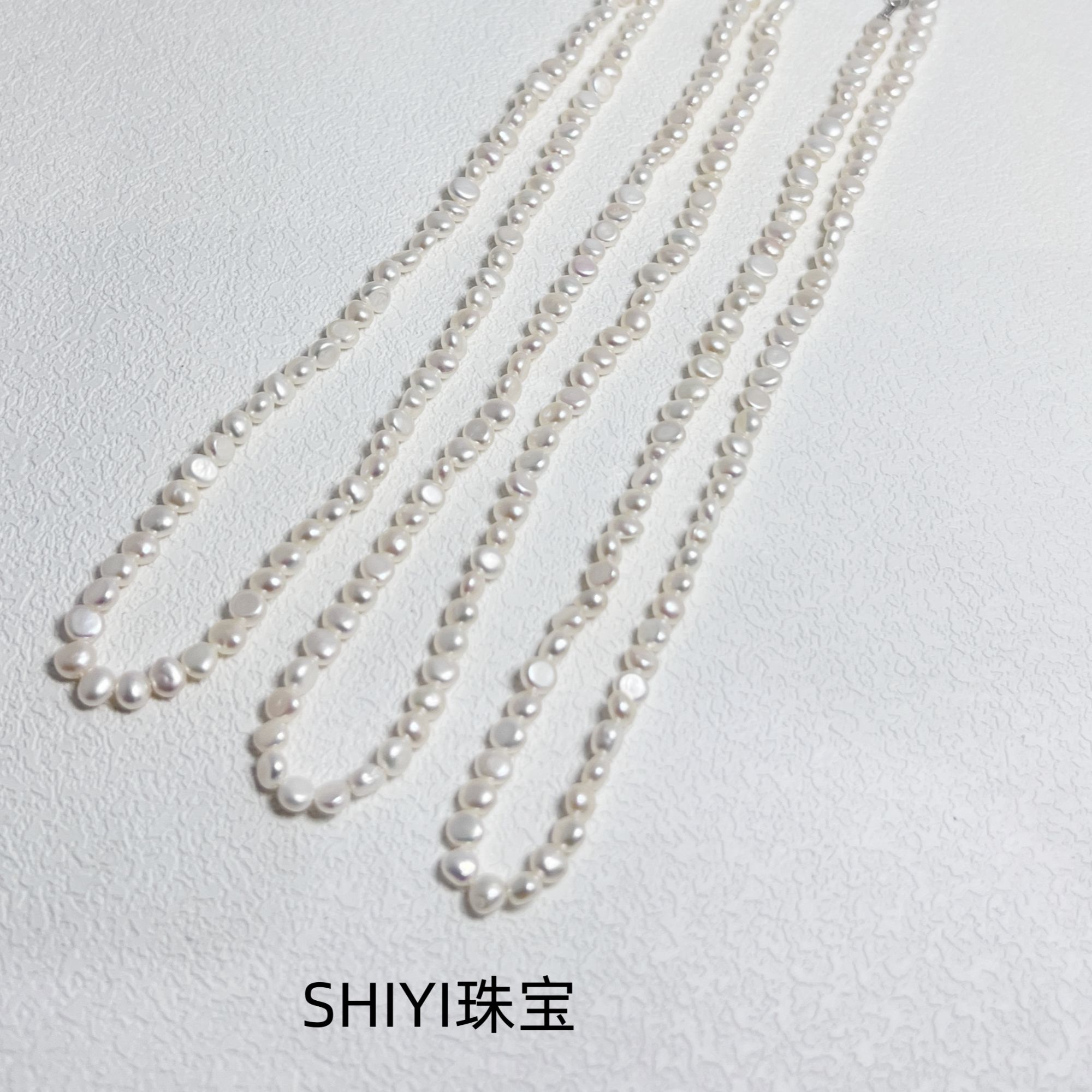 【时宜推荐】可可小姐  keshi 淡水珍珠项链 (多样性发一）