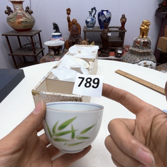 瓷片摆件工艺品瓷器摆件777 