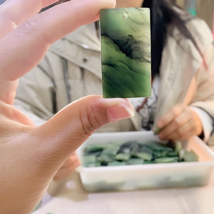 密玉（石英质玉）手链未镶嵌