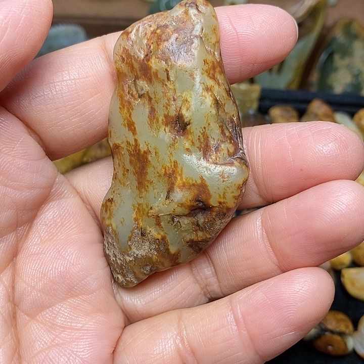 尹***风岫岩河磨玉（透闪石质玉）未镶嵌颈饰