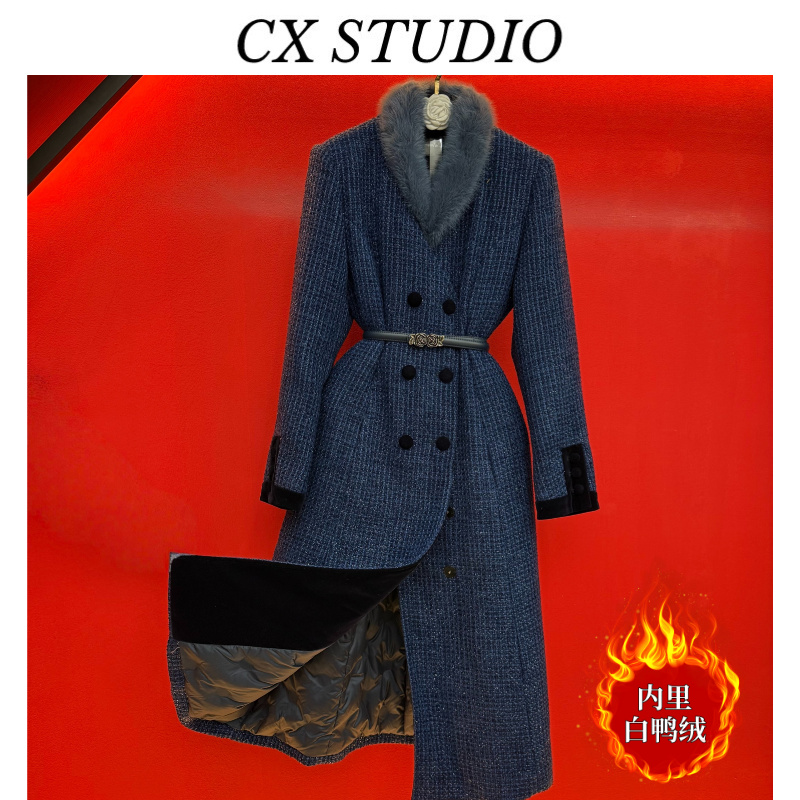 YC编码30 经典收腰轻奢时尚羽绒服(定制女装) CX276