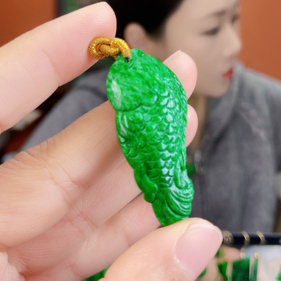 翡翠未镶嵌耳饰饰品