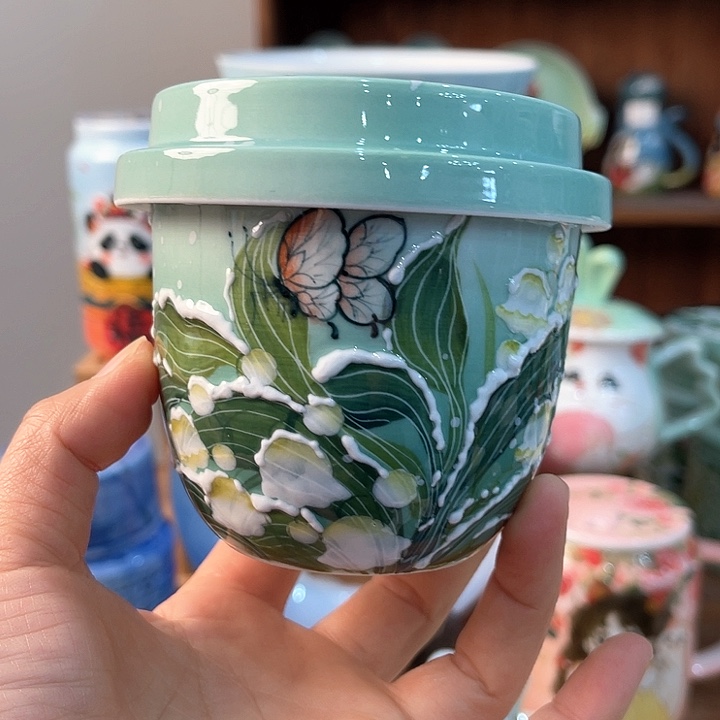 陶景德镇釉下手绘陶瓷 