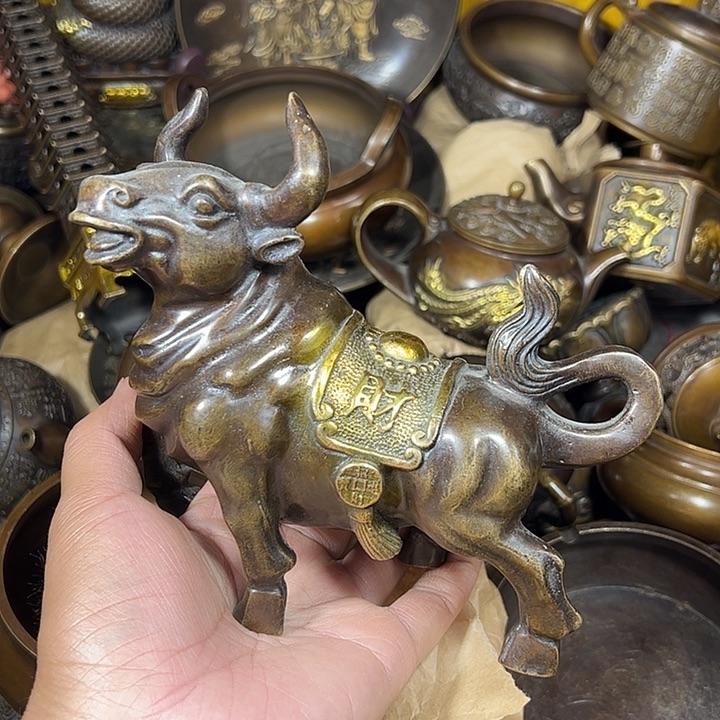 铜器客厅装饰摆件 