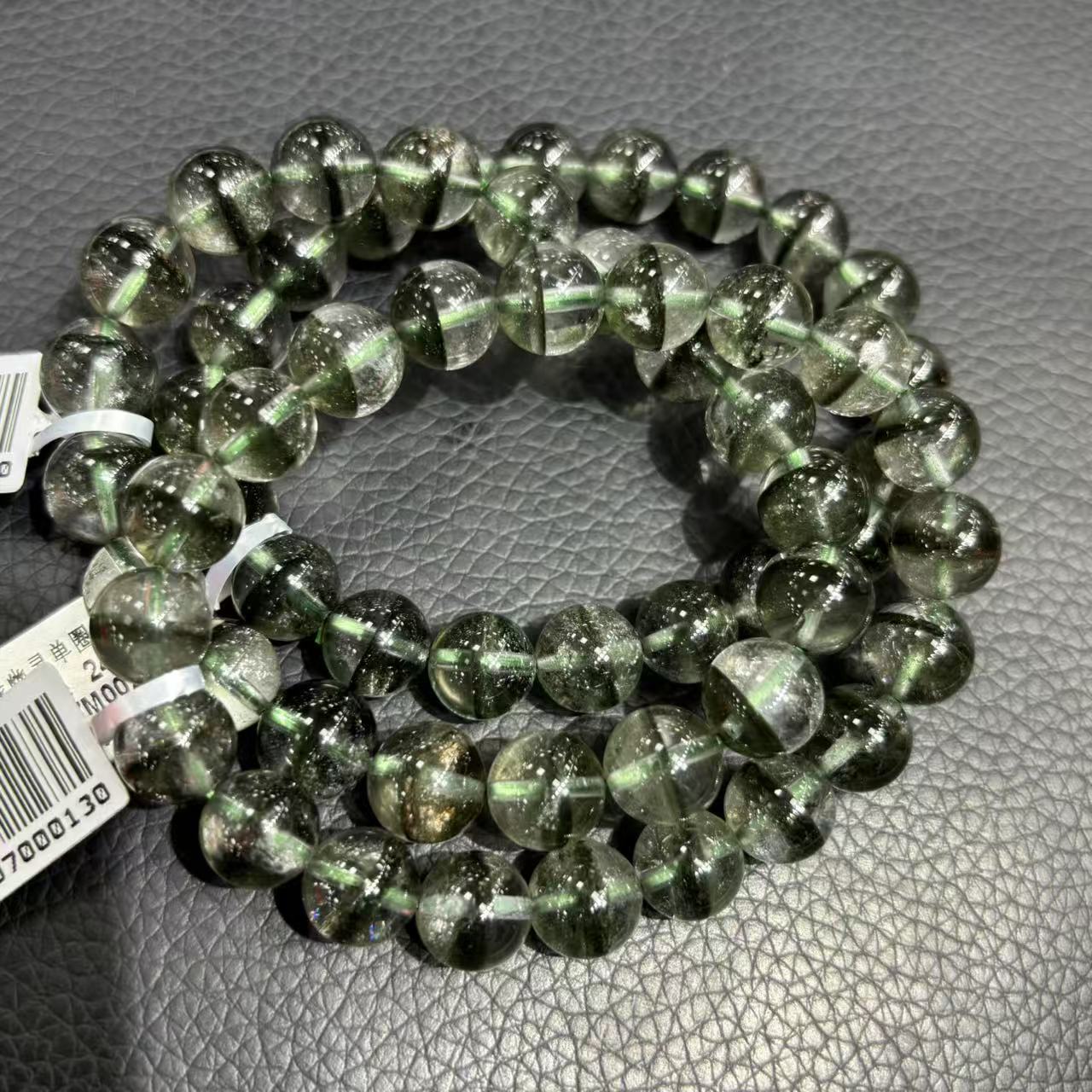 【书记甄选】天然绿幽灵单圈手链 多样性发一件 约10mm CK4667