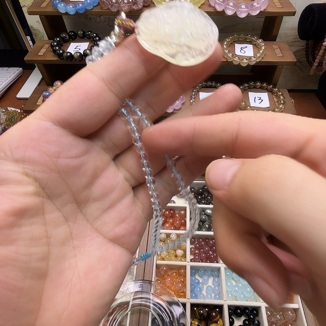 未镶嵌手链水晶天然水晶白水晶