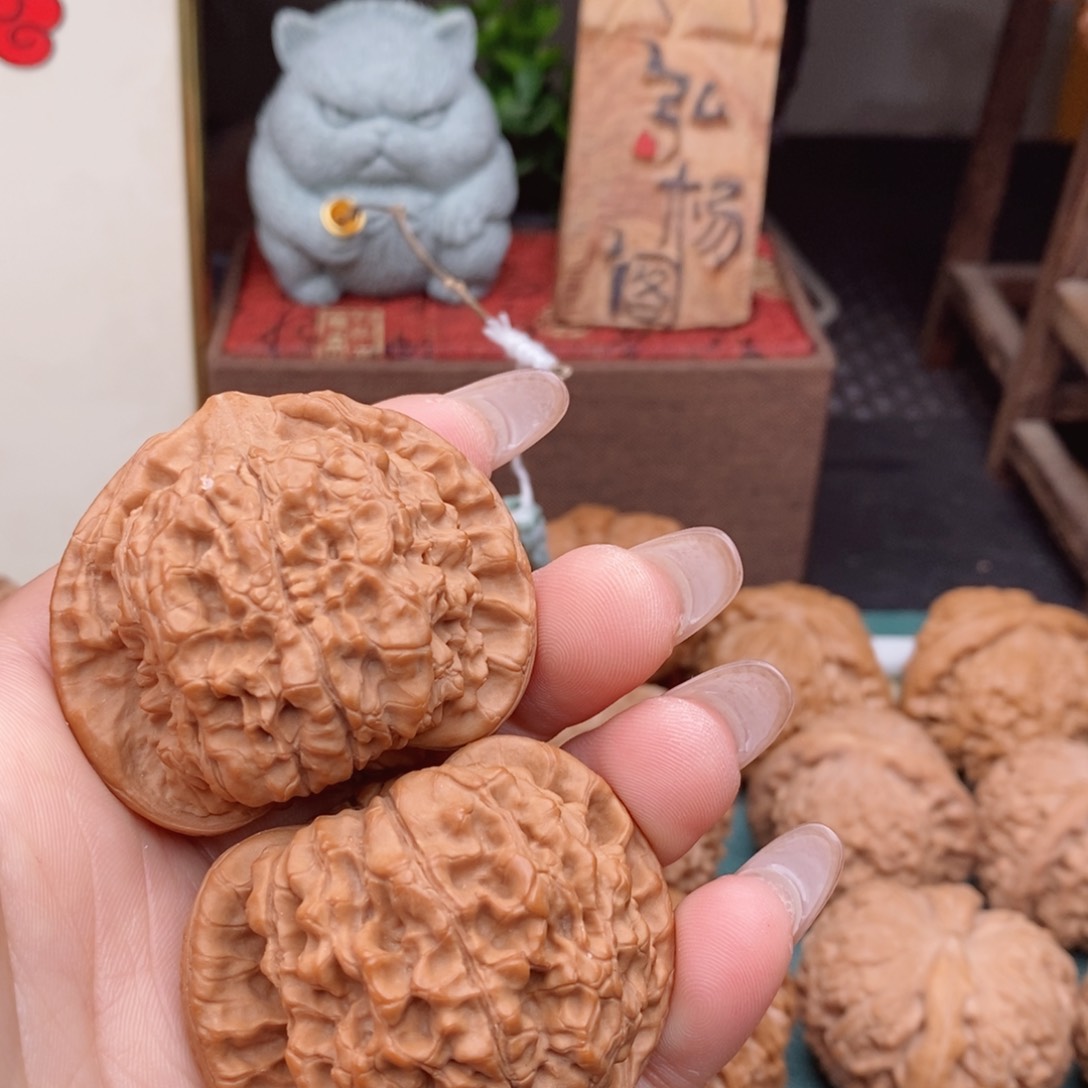 文玩核桃把件官帽