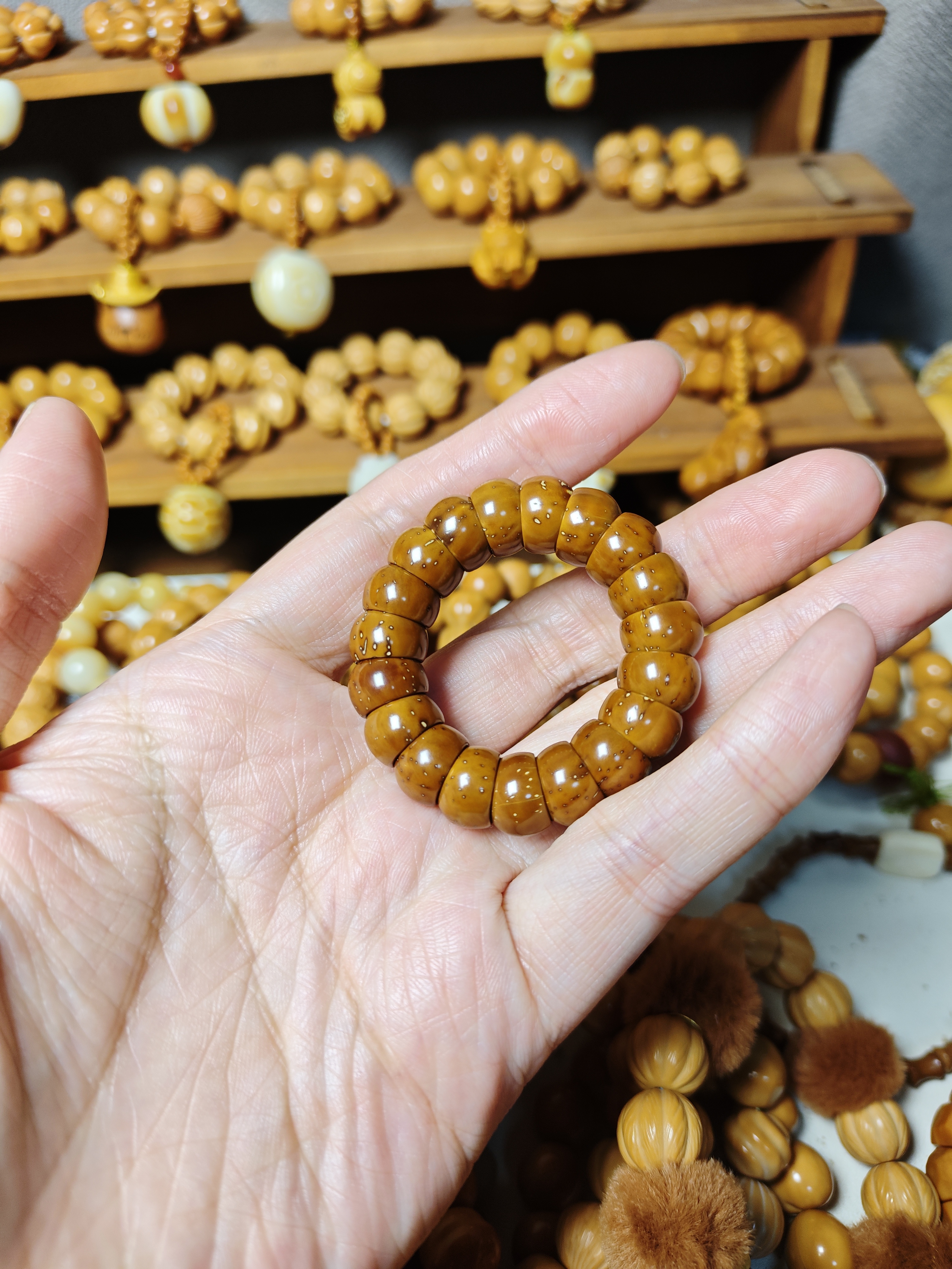 非金属木质手链 精工绕指柔直切男女单圈文玩盘玩佛珠念珠