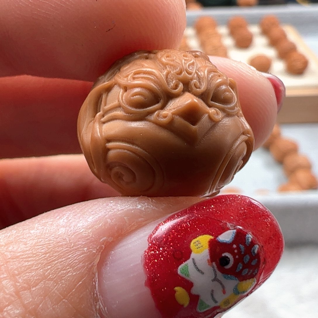 核桃手串/手链4号猴头雕刻喜鹊单子