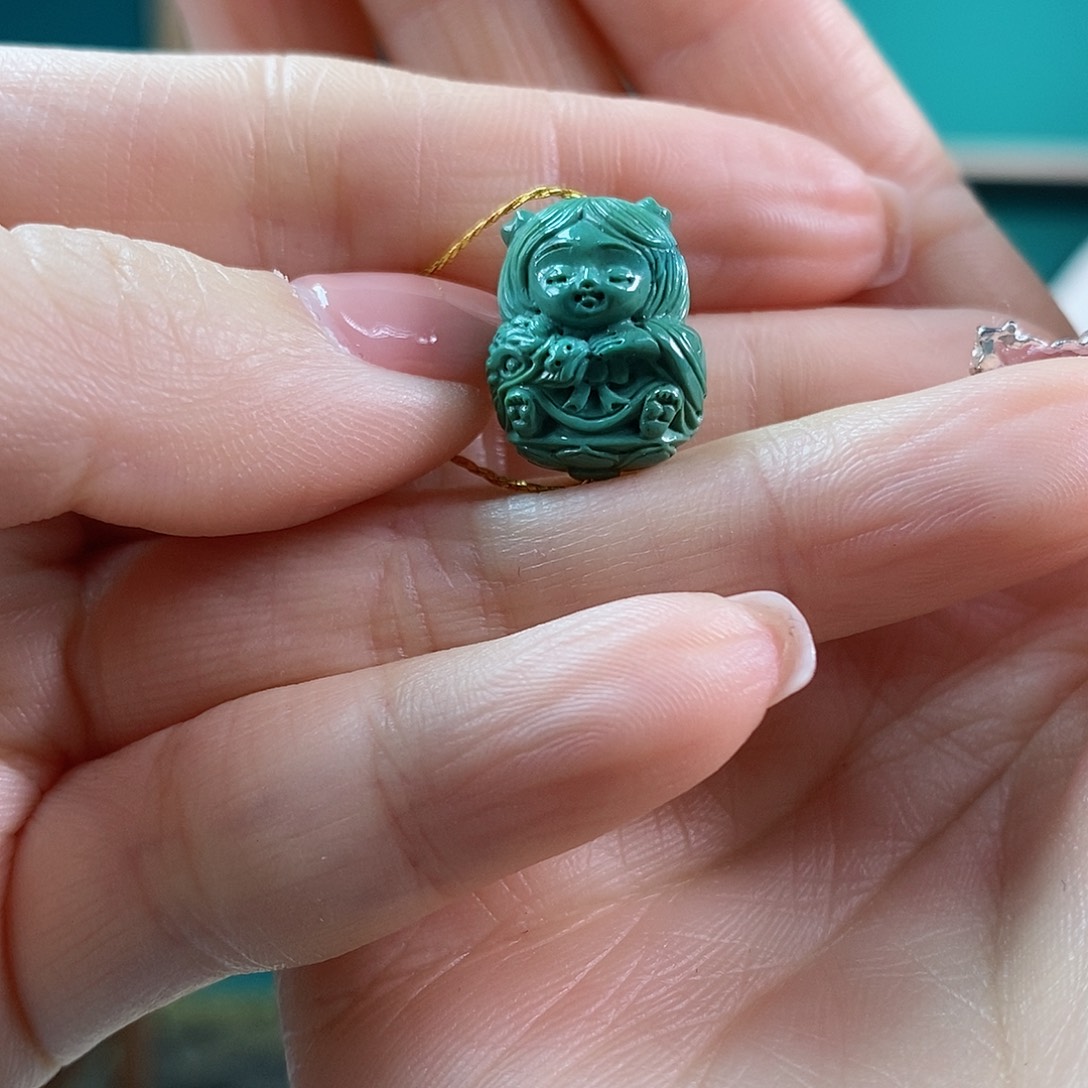 绿松石珠宝奇石未镶嵌