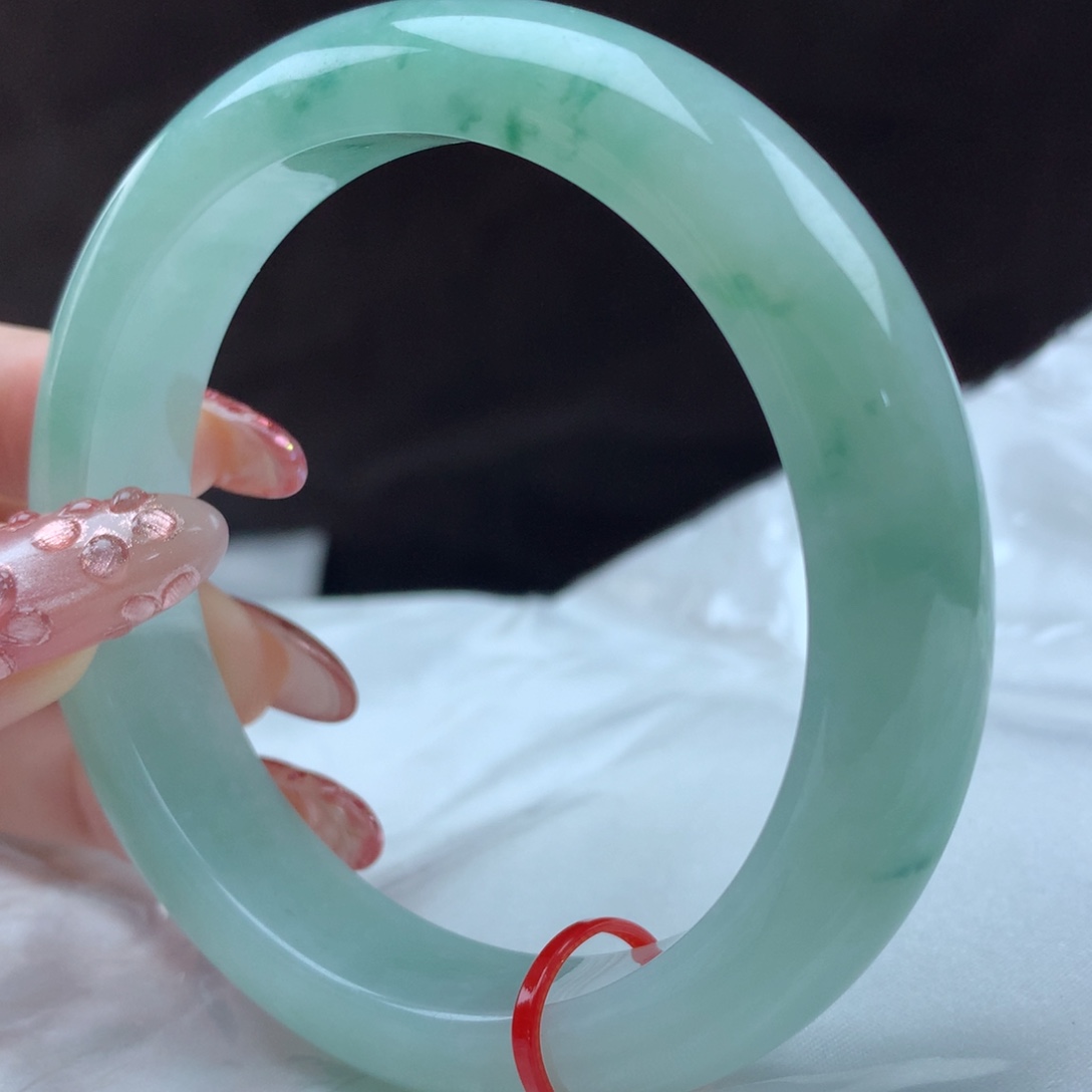 未镶嵌手镯翡翠23358，