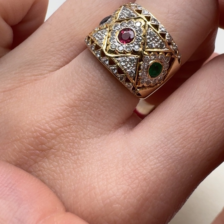 祖母绿戒指未镶嵌