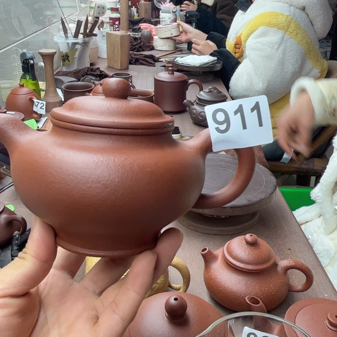 紫砂茶壶努****伍降坡泥多只400左右