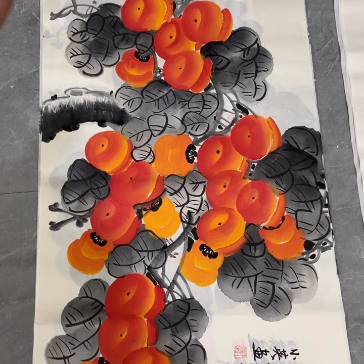 枕书斋画廊的直播间