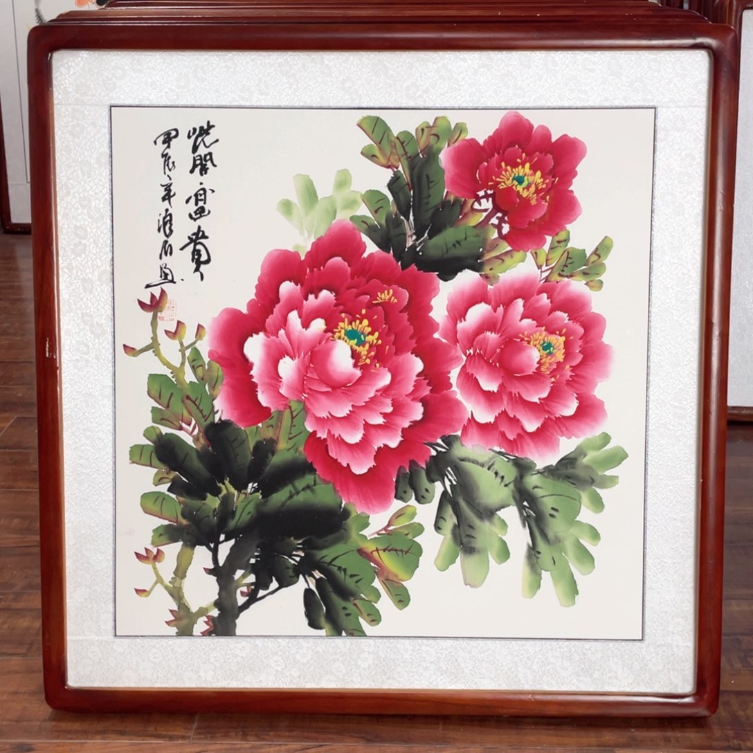 国画带框尺寸63*63厘米