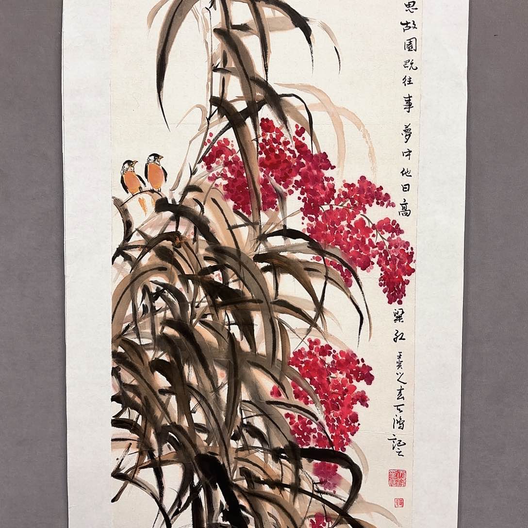 国画国画纯手绘作品请放心去藏