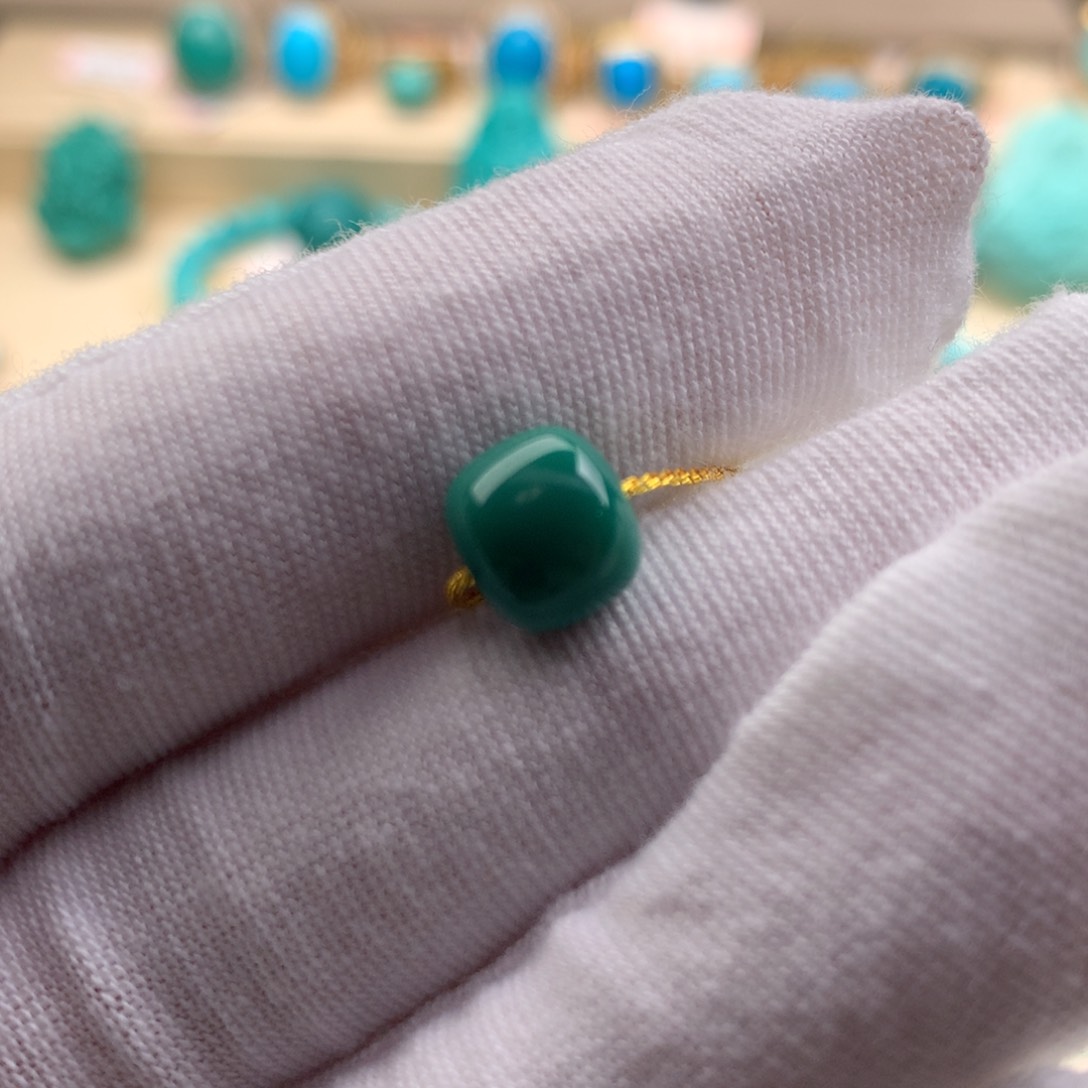 未镶嵌绿松石珠宝奇石8.3-7.5