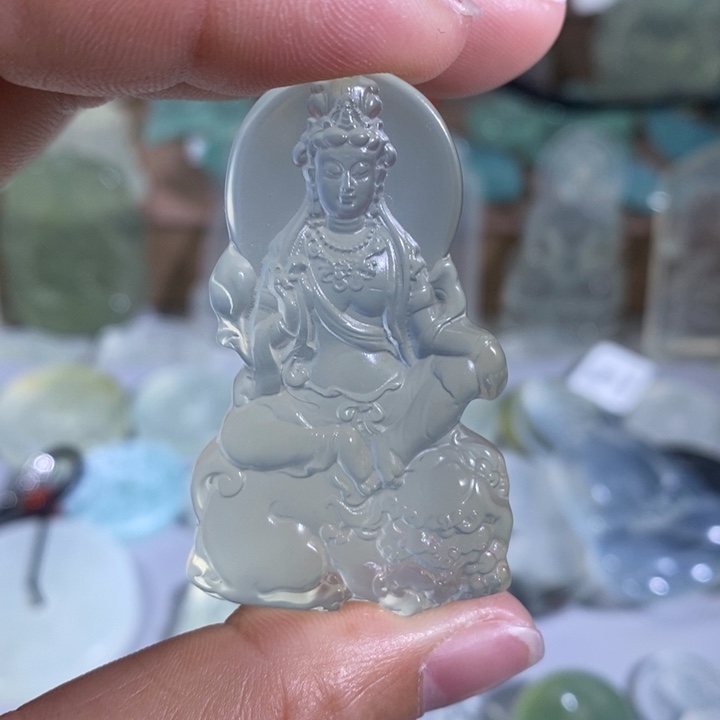 岫玉吊坠未镶嵌吊坠