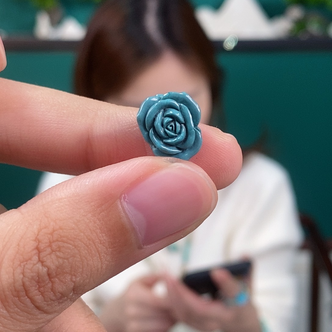 绿松石珠宝奇石未镶嵌