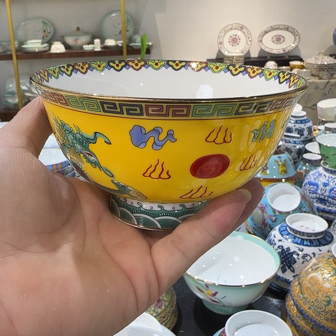 青***果骨瓷珐琅彩工艺制作