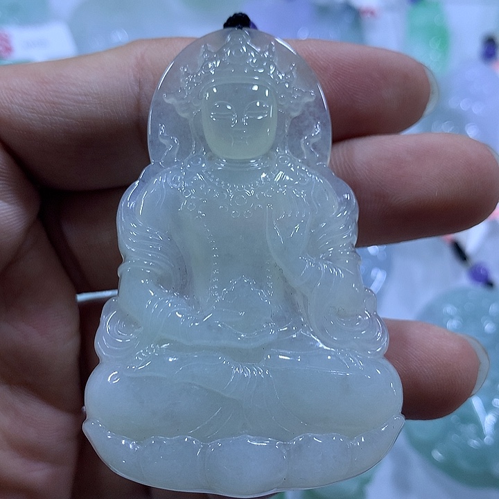 翡翠未镶嵌颈饰天然翡翠A货吊坠