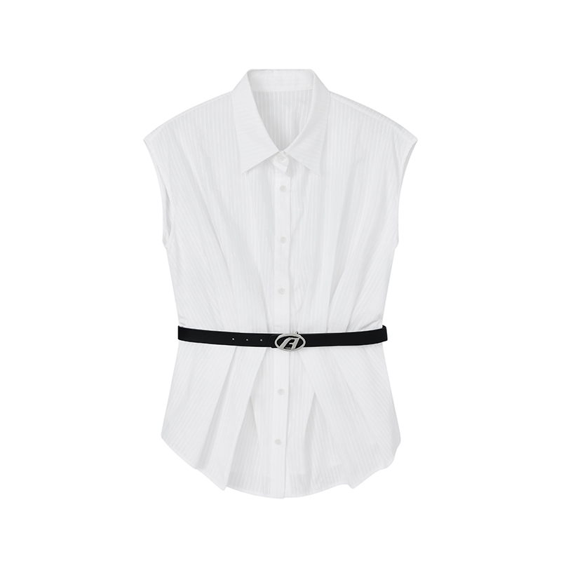 【达人专属】休闲显瘦条纹衬衫N2175