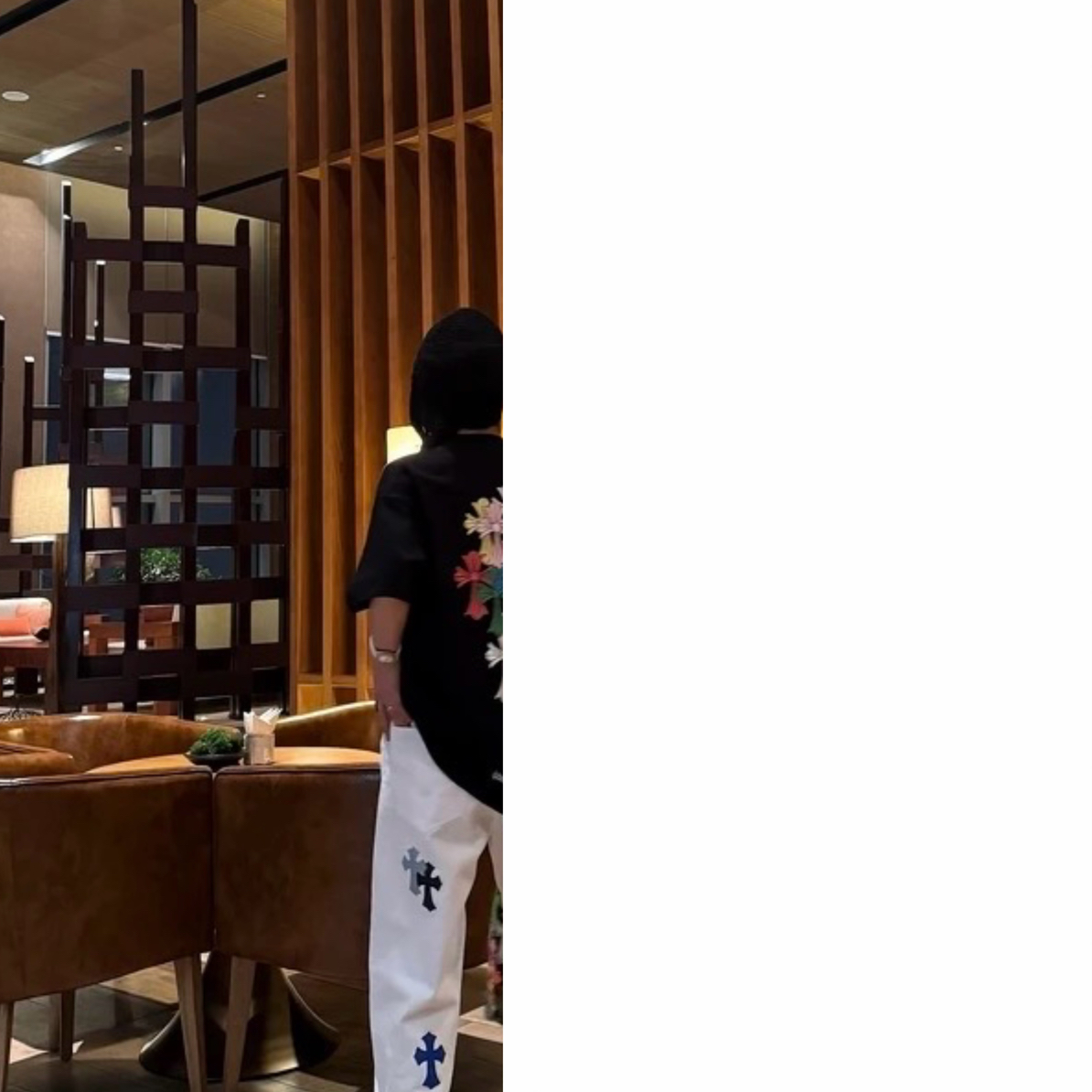 9900十字架新款25ss轻奢高端 经典款十字架 白色牛仔裤(男女同款)