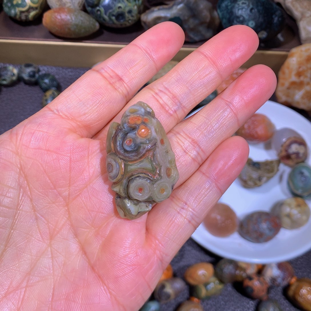 石材阿拉善眼睛石单颗