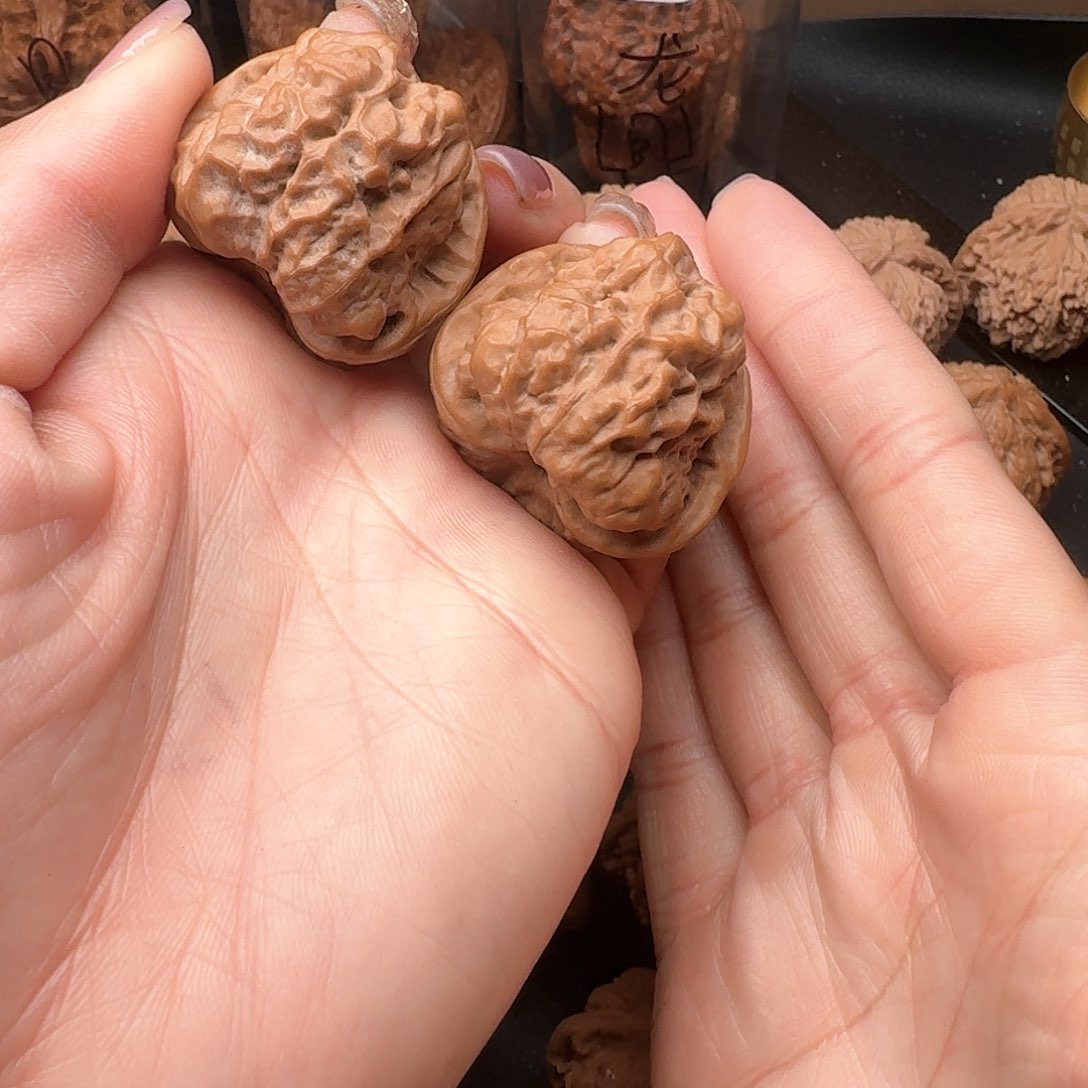 文玩核桃把件蛙37全品