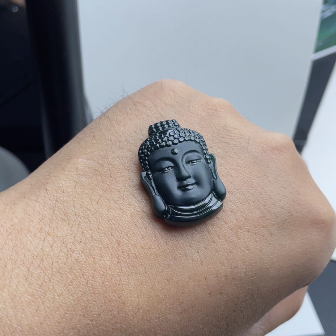 未镶嵌定制翡翠佛头