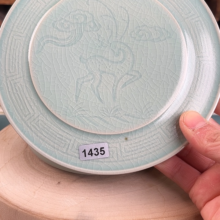 杯1435 青鸾汝瓷汝州矿斑