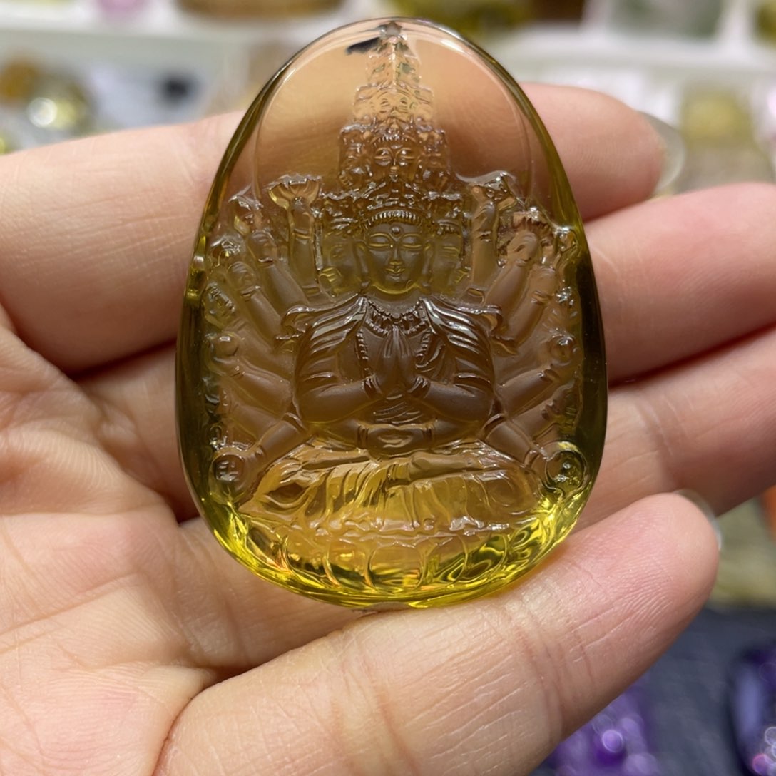 水晶颈饰未镶嵌定制