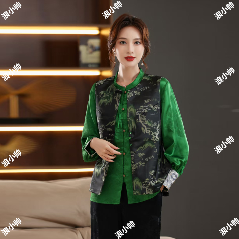 666秋款马甲【盲盒】随机 设计款气质时尚国风无袖坎肩