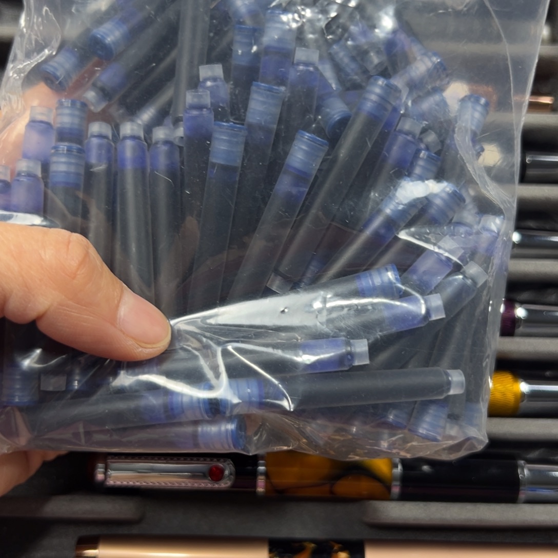 便携式2.6口径蓝黑色墨囊100个