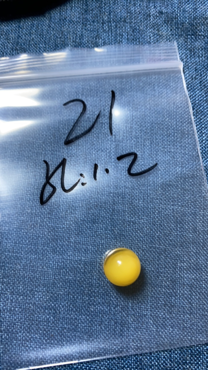 天然蜜蜡金黄10.9 圆珠