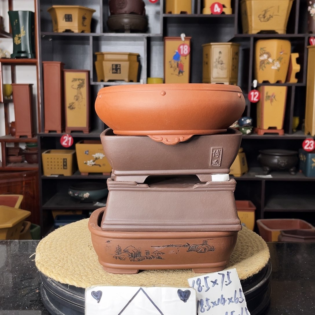 紫砂花盆紫砂紫砂花盆