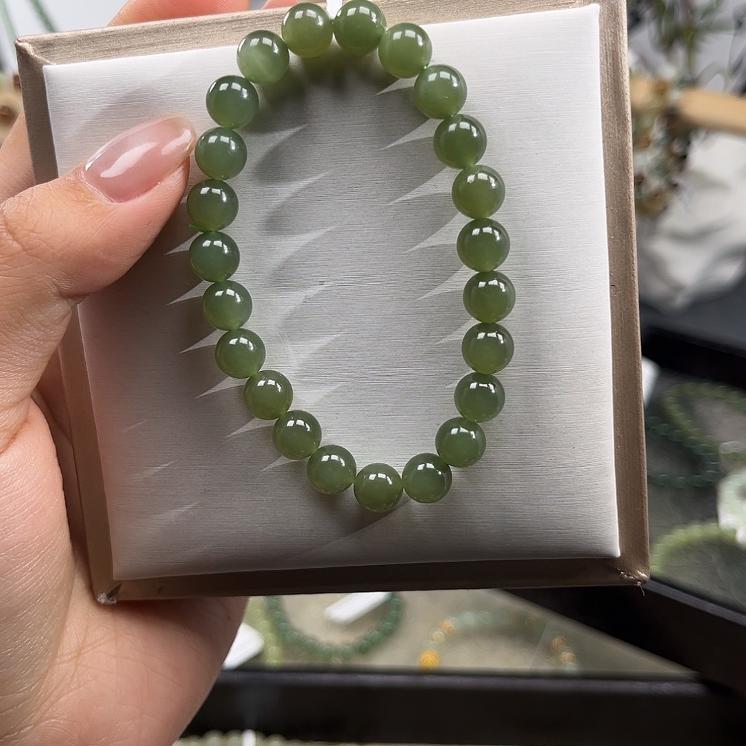 和田玉未镶嵌手串