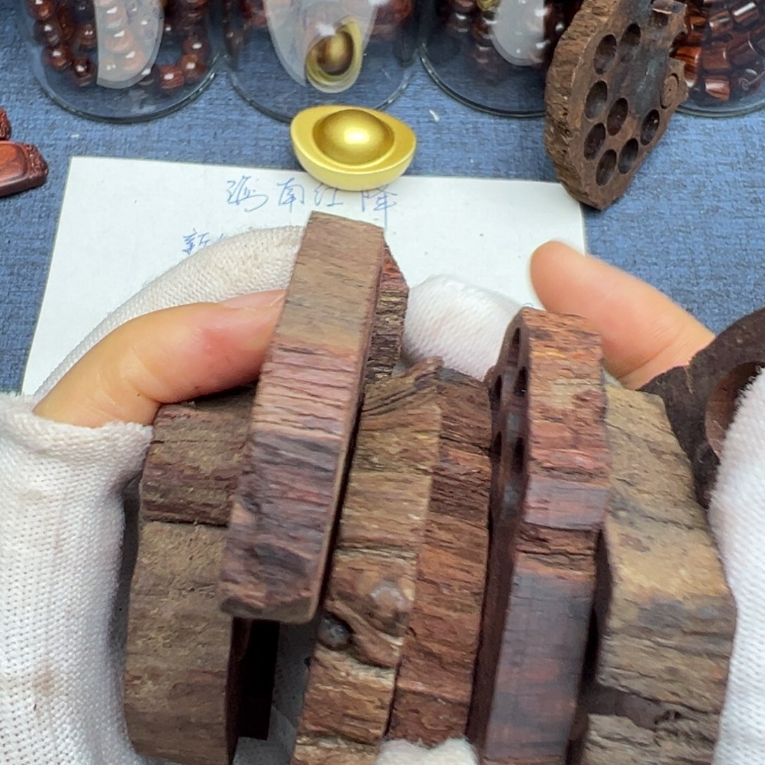 木海南红降花梨公原材料藕片一片
