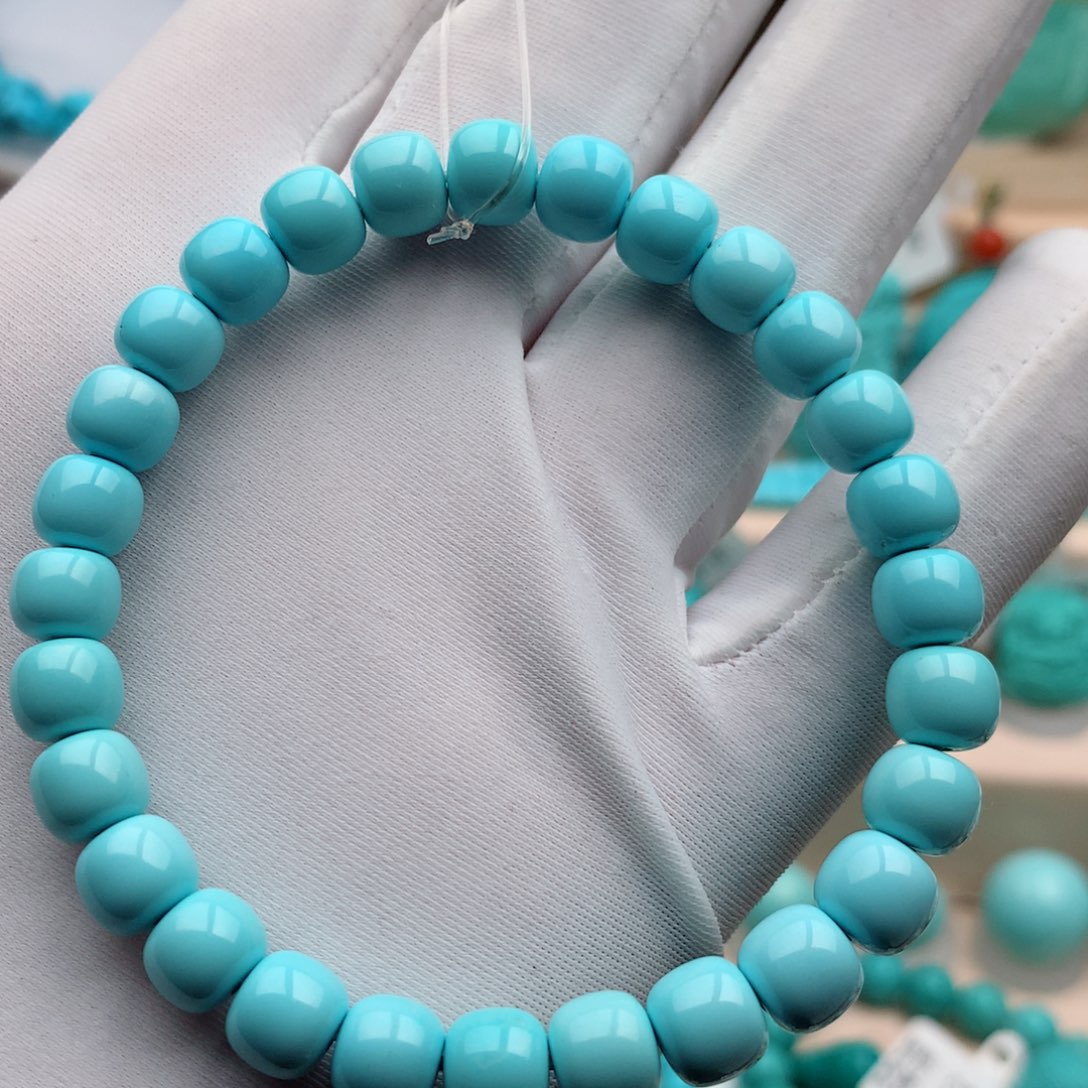 绿松石珠宝奇石未镶嵌重：13.4克