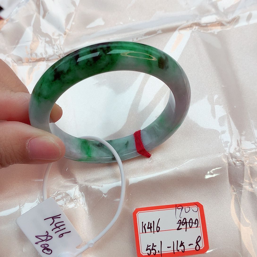 翡翠手镯未镶嵌天然缅甸翡翠A货