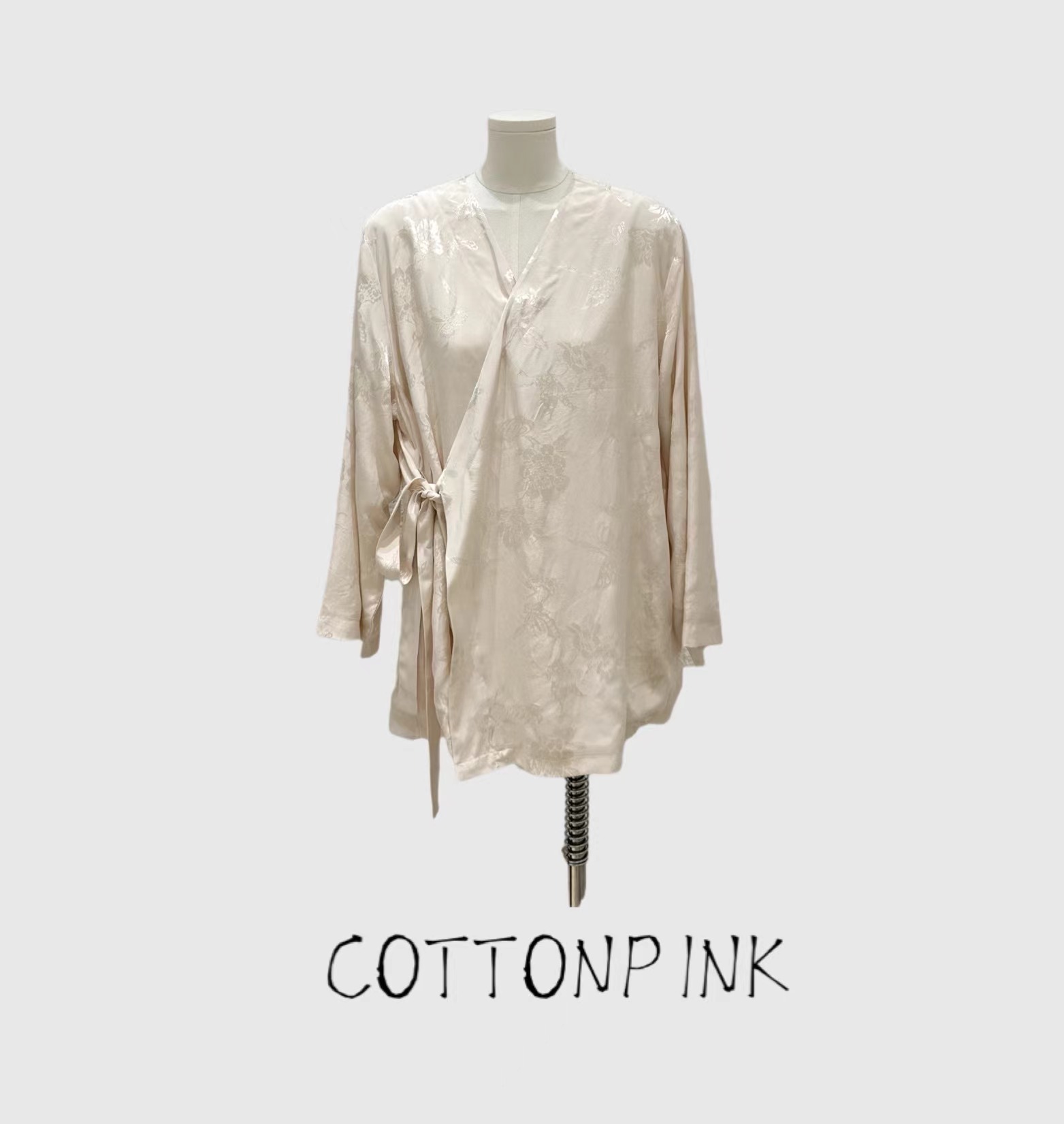 COTTONPINK设计师款时尚蝴蝶暗花新中式女装