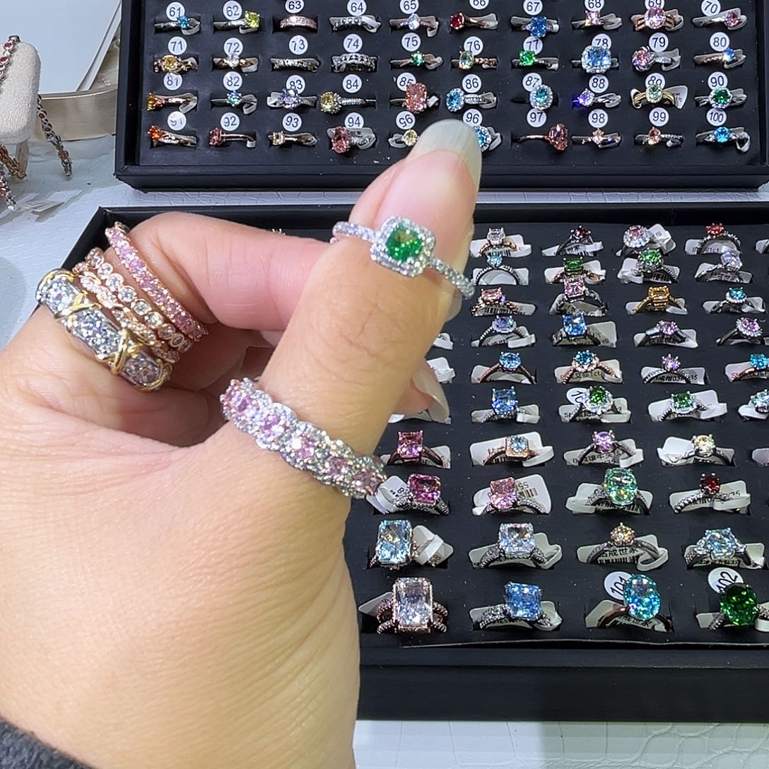 莫桑石非金属SH冰花一卡（换天空蓝钻）-8-9