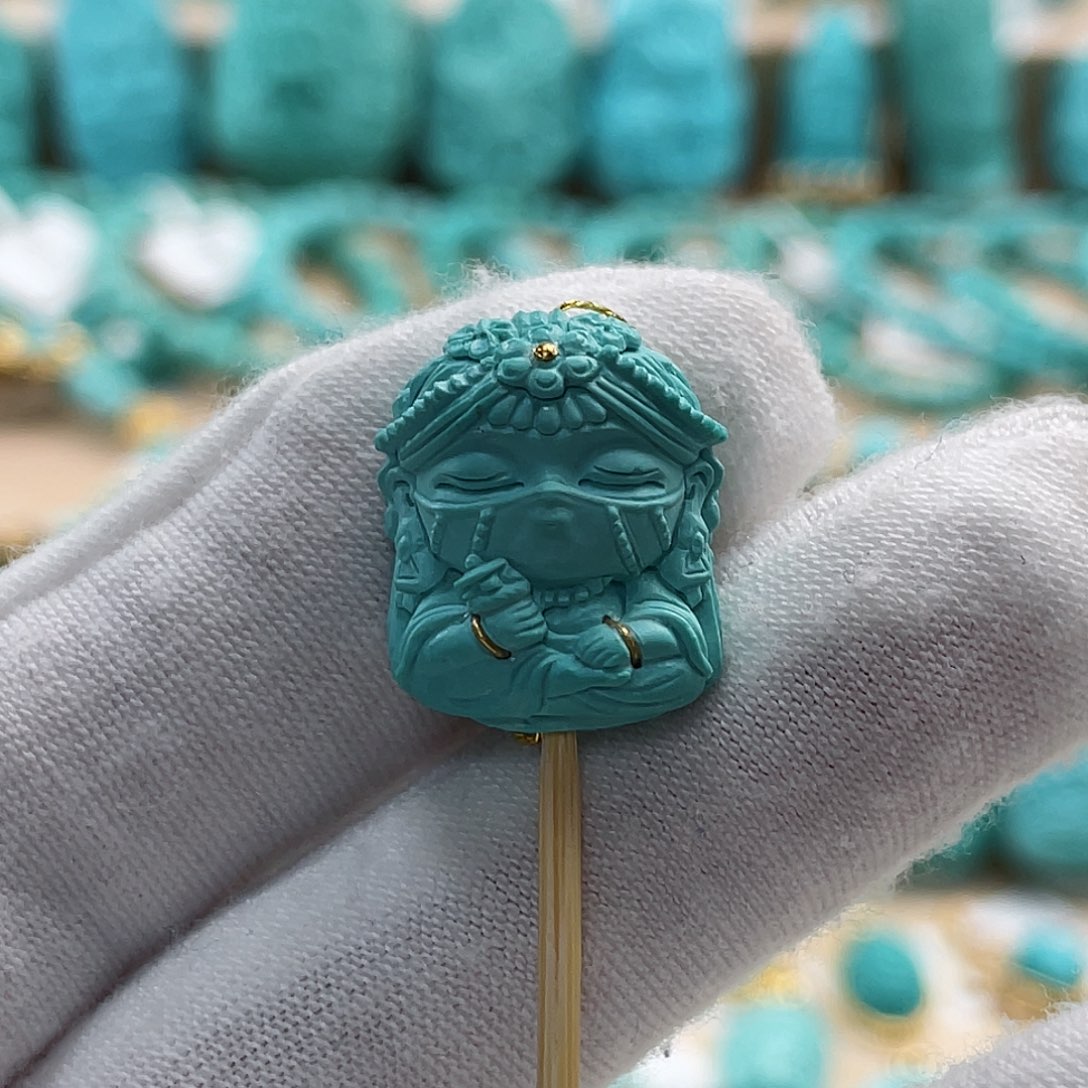 绿松石珠宝奇石未镶嵌