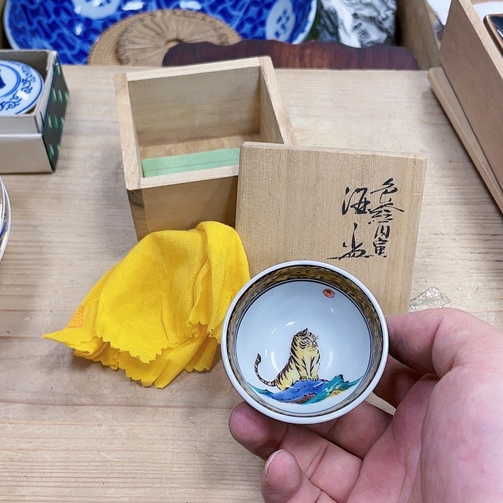 瓷片瓷制作工艺品摆件